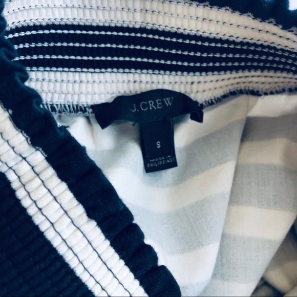 EUC J. Crew Striped Off-the-Shoulder Top - Picture 8 of 8